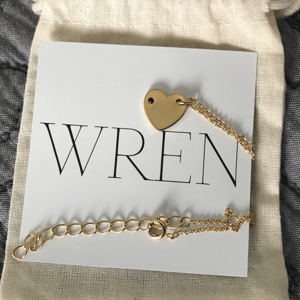WREN Gold Heart Pendant